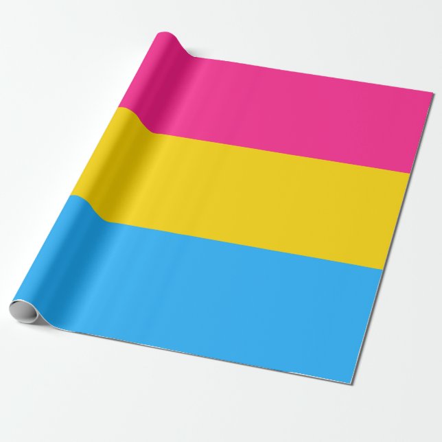 Pansexual-Stolperflagge Geschenkpapier (Ungerollt)