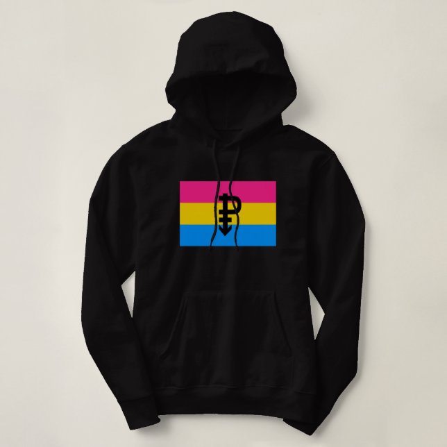 Pansexual-Stolperflagge Hoodie (Design vorne)