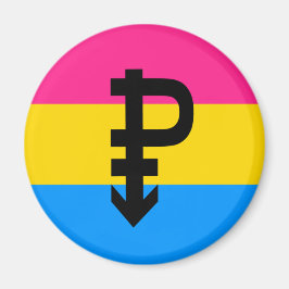 Pansexual-Stolperflagge Magnet