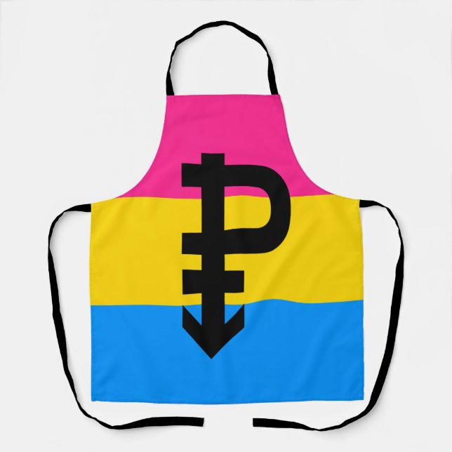 Pansexual-Stolperflagge Schürze (Vorderseite)