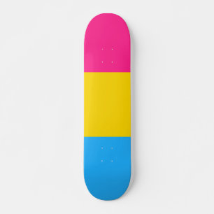 Pansexual-Stolperflagge Skateboard