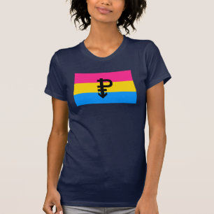 Pansexual-Stolperflagge T-Shirt