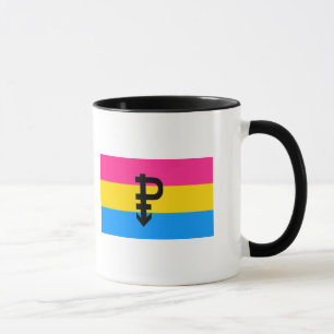 Pansexual-Stolperflagge Tasse