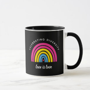 Pansexual Stolz feiern Diversity Liebe ist Liebe Tasse