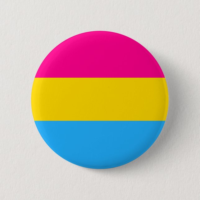 "PANSEXUAL STOLZ-FLAGGE" 2,25 Zoll Button (Vorderseite)