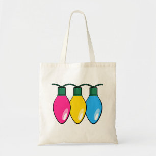 Pansexual Stolz-Weihnachtslichter Tragetasche