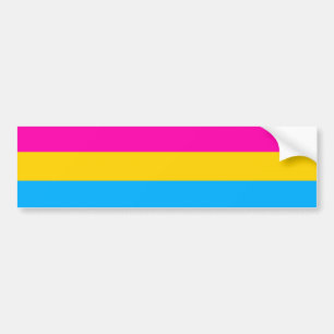 Pansexual Stolzflagge Autoaufkleber