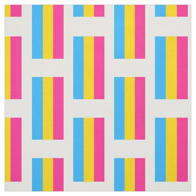 Pansexual Stolzflagge Stoff (Muster)