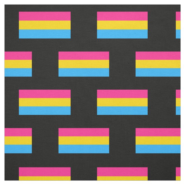 Pansexual Stolzflagge Stoff (Muster)