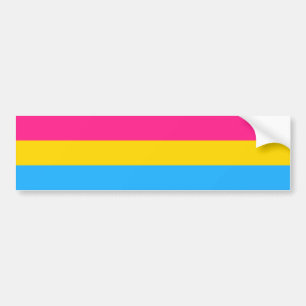 Pansexualität Flag Autoaufkleber