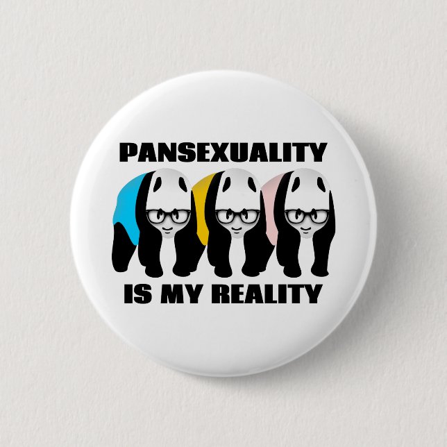 Pansexualität ist meine Realität Button (Vorderseite)