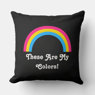 Pansexualität Regenbogen-Stolz Throw Kissen