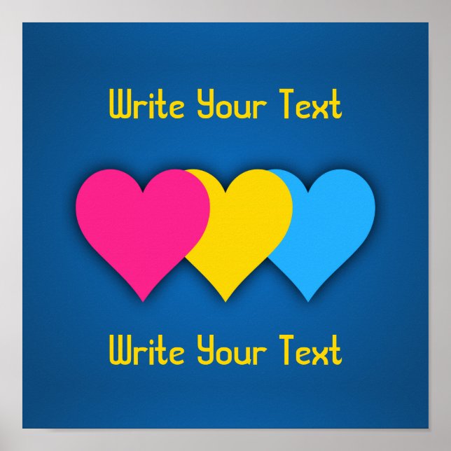 Pansexualität stolz Poster (Vorne)