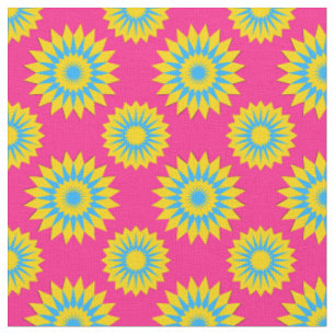 Pansexualität Stolz / rosa Blume Muster Stoff