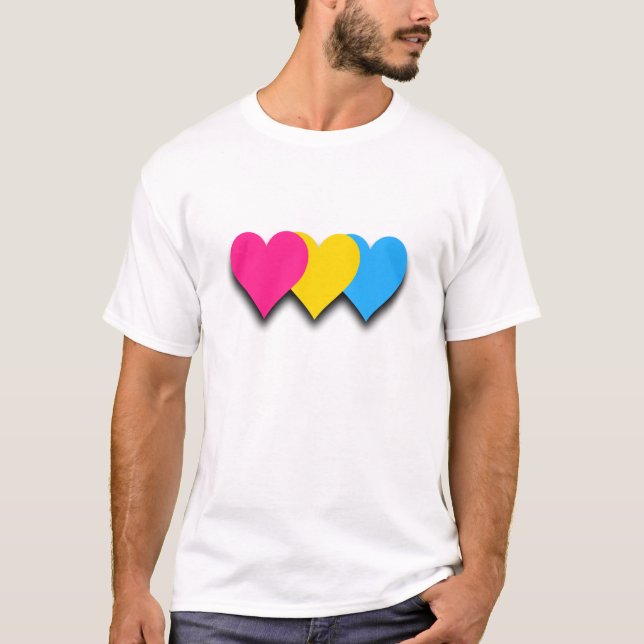 Pansexualität stolz T - Shirt (Vorderseite)