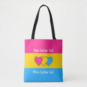 Pansexualitäts-Stolzflagge mit Text