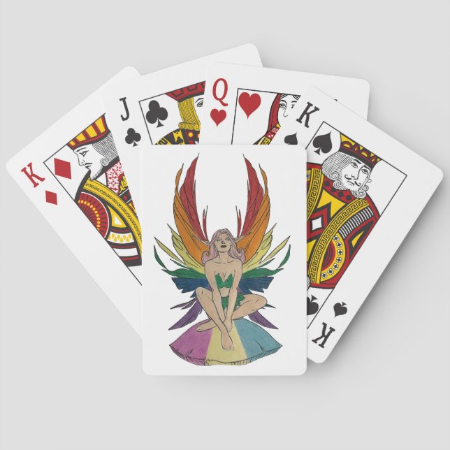 Pansexuelle Fee Spielkarten (Rückseite)