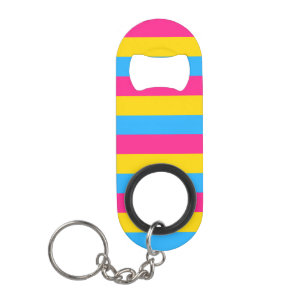 Pansexuelle Flagge Mini Flaschenöffner