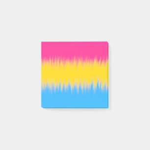 Pansexuelle Flagge Post-it Klebezettel