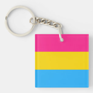 Pansexuelle Flagge Schlüsselanhänger