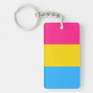 Pansexuelle Flagge Schlüsselanhänger