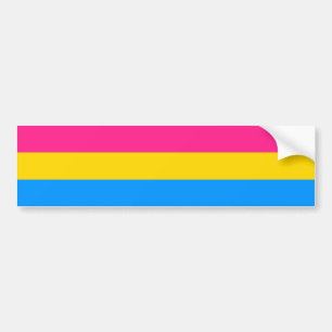 Pansexuelle Pride-Flagge Autoaufkleber