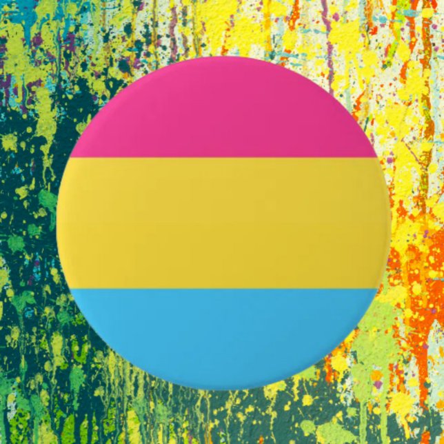 Pansexuelle Pride-Flagge Button (Von Creator hochgeladen)