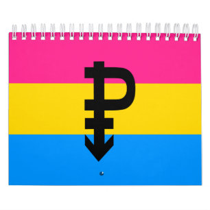 Pansexuelle Pride-Flagge Kalender
