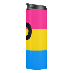 Pansexuelle Pride-Flagge Thermosbecher