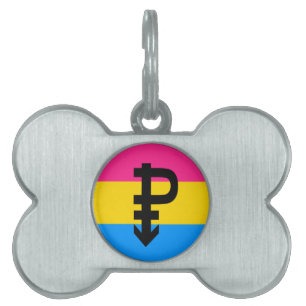 Pansexuelle Pride-Flagge Tiermarke