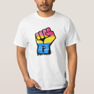 Pansexuelle Protestfaust T-Shirt