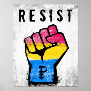 Pansexuelle Stolzfaust Poster