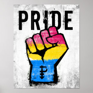 Pansexuelle Stolzfaust Poster