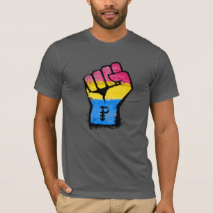 Pansexuelle Stolzfaust T-Shirt