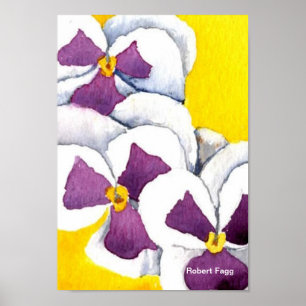 Pansy #4 Art Print Poster
