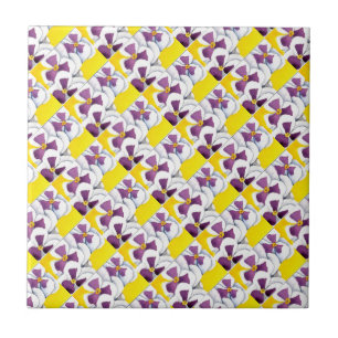 "Pansy #4 Tiled" Kitchen Garden Keramik Tile Fliese