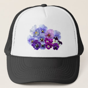 Pansy Abgeschieden Violett Nature Blume Violet Fam Truckerkappe