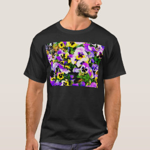 Pansy-Blumen T-Shirt