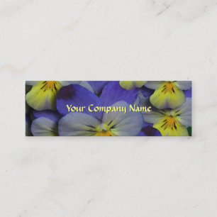 Pansy-BlumenVisitenkarte Mini Visitenkarte