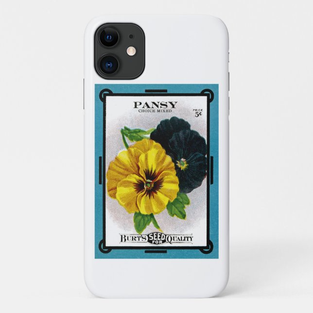 Pansy Case-Mate iPhone Hülle (Rückseite)