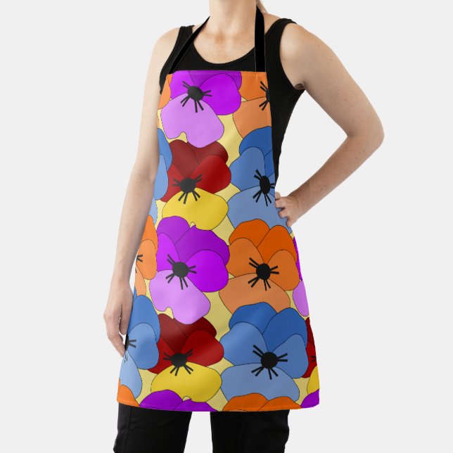 Pansy Collage Schürze (InSitu)