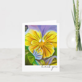 Pansy Dream Falted Dankeschön Karte