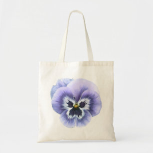 Pansy Face Lila Tragetasche