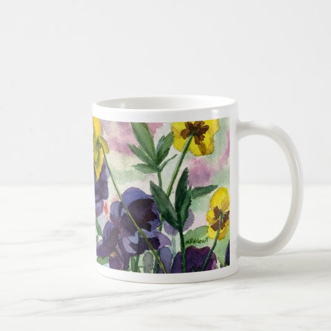 Pansy-Feld Tasse (Rechts)