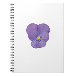 Pansy Focus Floral Notebook Notizblock
