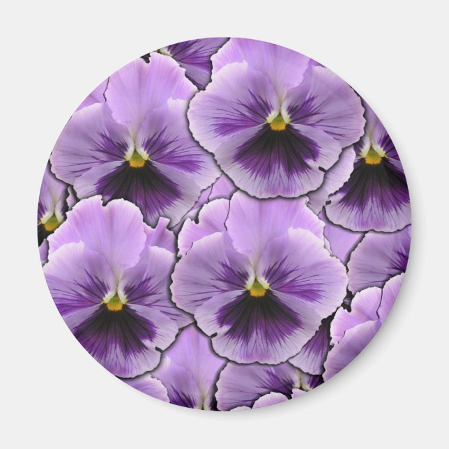 Pansy Garden Magnet (Vorne)