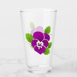 Pansy Glass Cup Glas