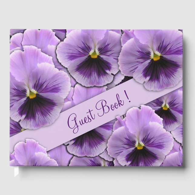 Pansy Guest Book Gästebuch (Vorderseite)