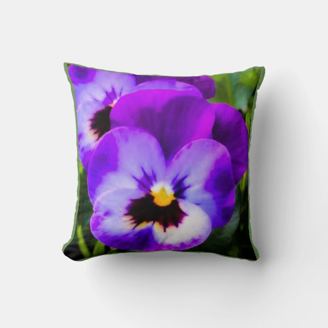 Pansy Lila Pillow Kissen (Vorderseite)