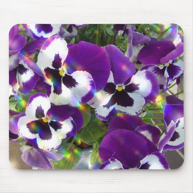 Pansy-Mausunterlage Mousepad (Vorne)